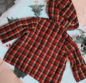 Plaid Duffle Cute Kids Coat👍👍