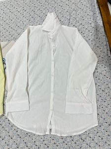 New Set of 2 Chic Yellow &amp; White Button-Up Shirts