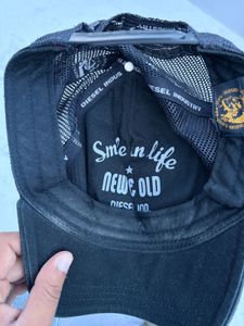 Diesel "Only The Brave" Black Trucker Hat