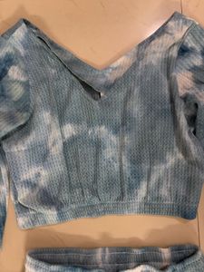 Tie-Dye Ribbed Cord Set