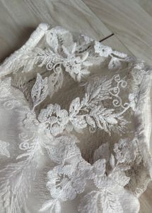 Elegant White Lace Top