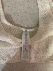 Smocked Crop Top