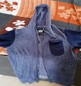 Blue hoodie_used