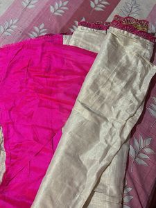 pink saree
