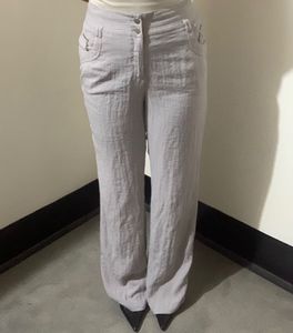 grey flared leg pants