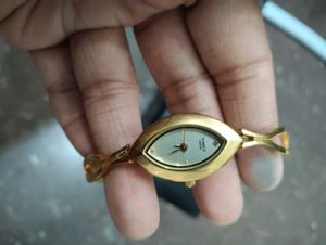 Timex Ladies Gold-Tone Bangle Watch