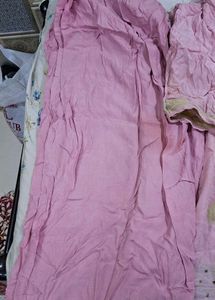 Pink Kurta Set with Floral Embroidery