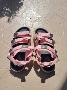 New Balance Pink velcro Sandals