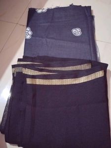 Elegant Black dupatta combo