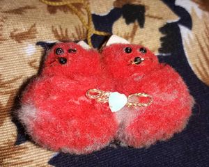 Cute Red Couple Charm