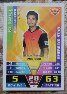 Rare IPL Cricket Trading Cards Collection