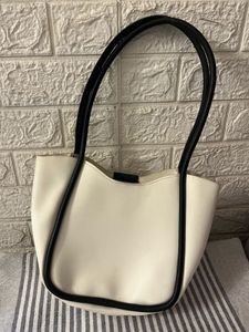 Miniso Chic White Tote Bag