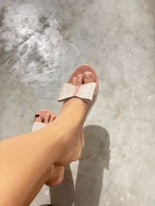 Cute Pink Bow Heels