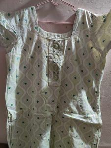Printed Kurta with Pants Set