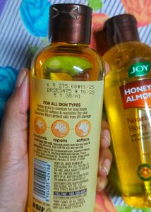 Joy Honey &amp; Almonds Nourishing Body Oil (Combo)