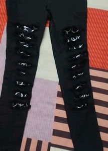 Stylish Black Ripped Jeans