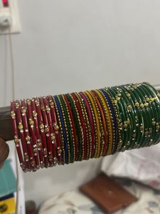 Vibrant Multi-Color Bangles Set