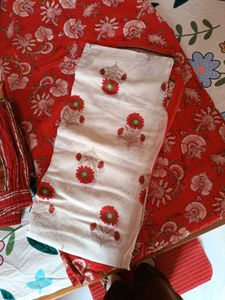Selling Red Printed Kurta