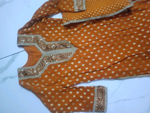 A Beautiful Golden Colour Dress ✨