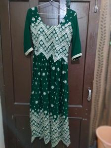Elegant Green Ethnic Gown