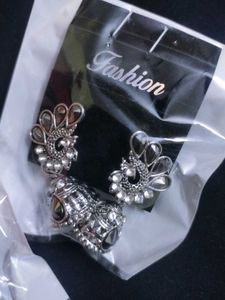 Beautiful Blue &amp; Silver Earrings