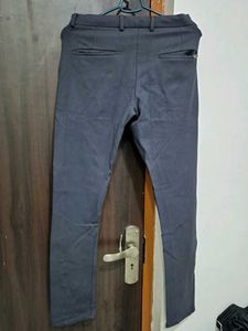 Men's Dark Grey Slim Fit Chinos