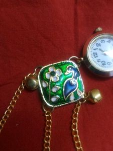 Boho Peacock Watch Bracelet