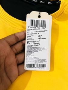 PETER ENGLAND Men Full Sleev Color Block Sweats*it