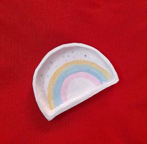 Handmade Rainbow Trinket Dish