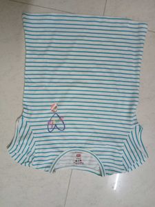 Striped T-Shirt with Heart Design