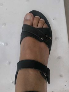 Aqualite Comfortable Black Sandals( 38no)