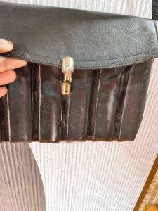 Chic Black Leather Shoulder Bag