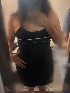 Black Midi Slip Dress