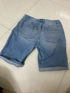Light Wash Denim Shorts