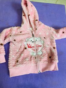 Cozy Pink Valentine Bear Plush Set