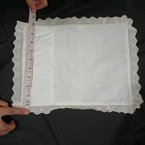 White Baby Pillow Cover Multiple Pieces Available
