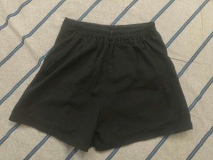 Black Relaxed Fit Shorts