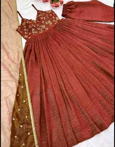 Elegant Red Embroidered Lehenga Choli