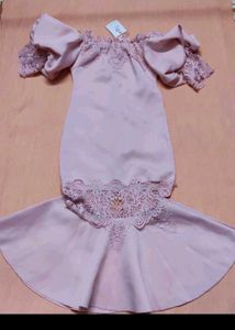 Chic Off Shoulder Lace Mermaid Dress