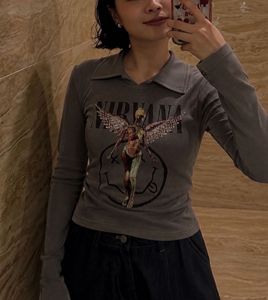 Nirvana Graphic Long Sleeve Top