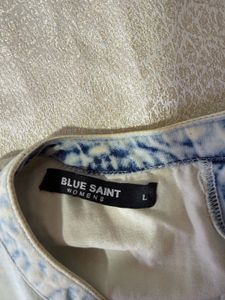 Washed Denim Top