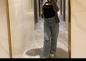 Distressed Light Wash Jeans