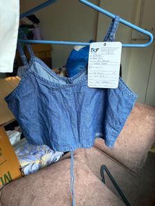 🫶🏻💤Denim Button Cami