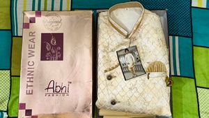 Premium Wedding Sherwani Set 🔥 Full Outfit ✅