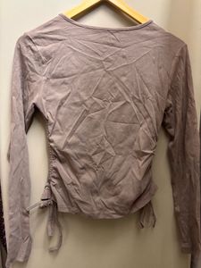 Ruched Long Sleeve Top