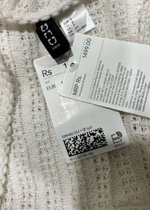 H&amp;M with tag cream knit tank top