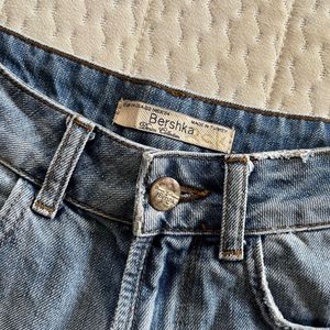 Vintage Bershka Embroidered Denim Shorts