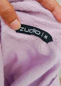 Lilac Textured Button-Up Shirt