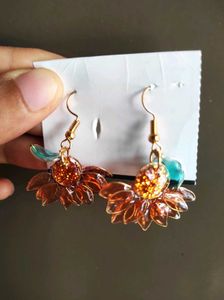 Sunflower Resin Jewellery Set