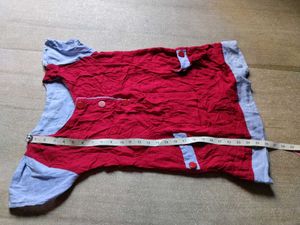 Red &amp; Blue  Top